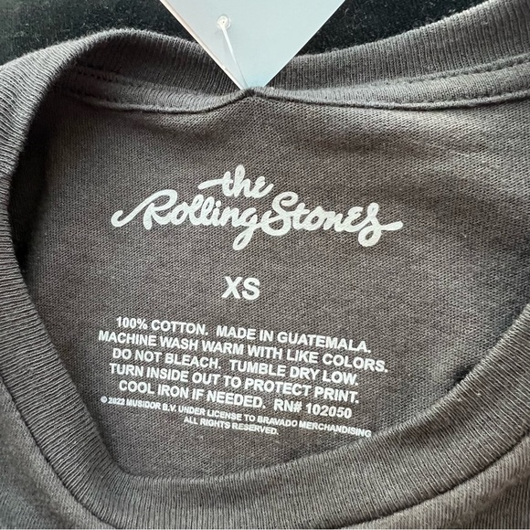 NWT The Rolling Stones American Flag
Logo Graphic Cropped Tank Top - Black XS - Picture 11 of 13